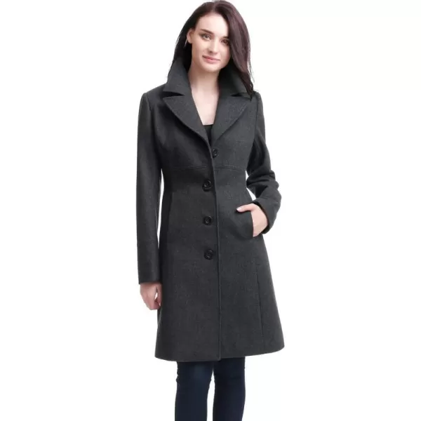 BGSD Women Joan Wool Walking Coat Regular amp Plus Size amp PetiteGray