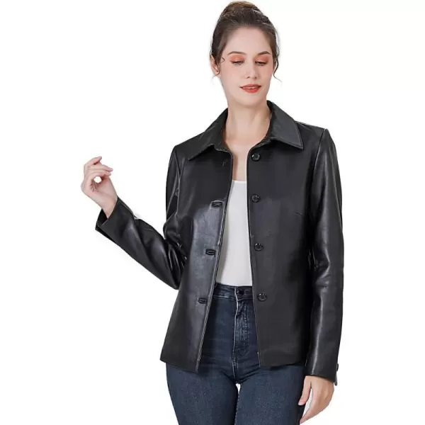 BGSD Women Lucy Lambskin Leather Jacket Regular amp Plus Size amp PetiteBlack