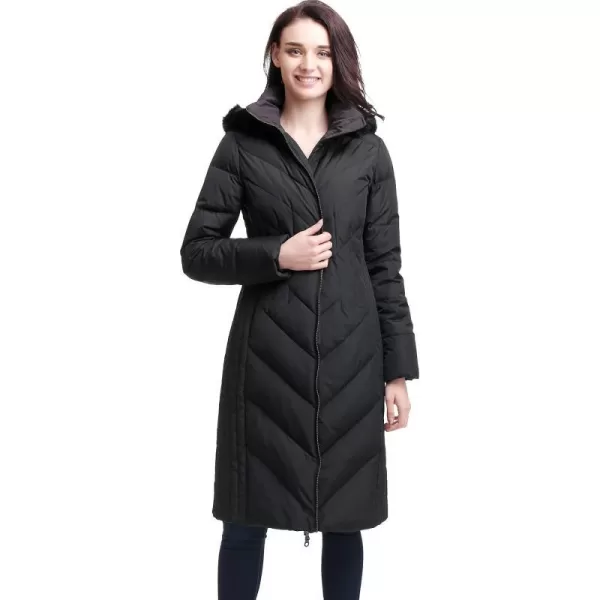 BGSD Women Marlene Waterproof Hooded Long Down Coat Novelty Winter Jacket  Regular amp Plus SizeBlack