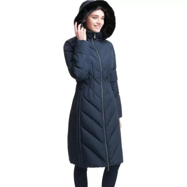 BGSD Women Marlene Waterproof Hooded Long Down Coat Novelty Winter Jacket  Regular amp Plus SizeNavy