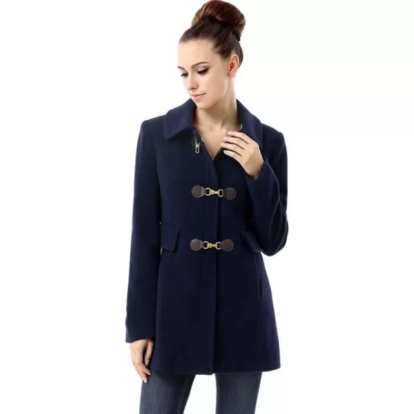 BGSD Women Rory Wool Toggle Coat Regular amp Plus SizeNavy