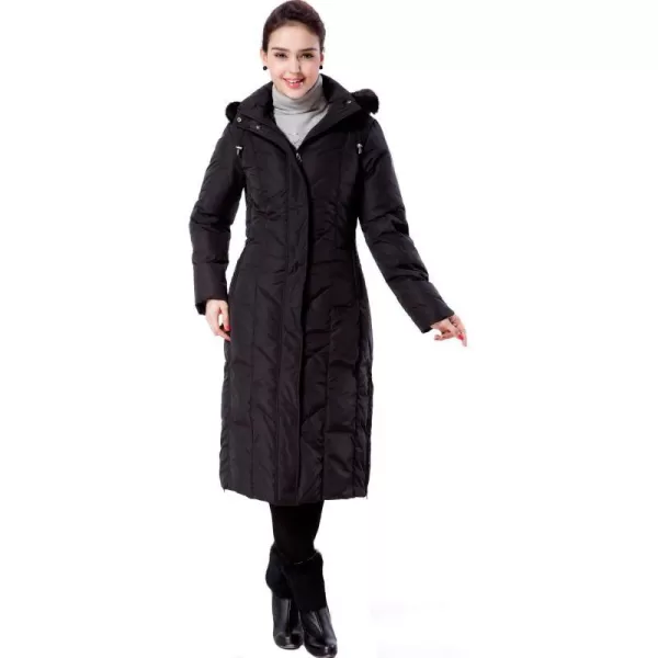 BGSD Women Tisha Waterproof Hooded Long Down Parka Coat Novelty Winter Jacket  Regular amp Plus SizeBlack