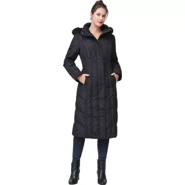 BGSD Women Waterproof Hooded Long Down Coat Novelty Winter Jacket  Regular amp PlusBlack