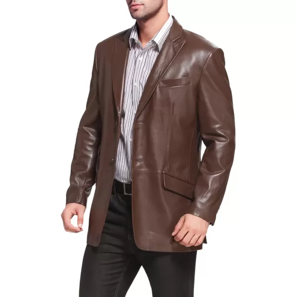 BGSD Men Hugh 2Button Lambskin Leather Blazer Sport Coat Jacket Also available in Big and Tall and ShortEsrpesso