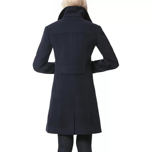 BGSD Women Anna Wool Blend Walking Coat Also available in Plus Size and PetiteBlack