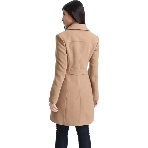 BGSD Women Elizabeth Wool Blend Walking Coat Also available in Plus Size and PetiteCamel