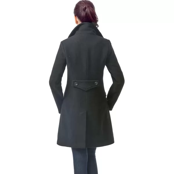 BGSD Women Sasha Wool Blend Walking Coat Also available in Plus SizeBlack