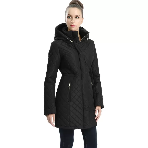 imageBGSD Women Angela Waterproof Quilted Parka Coat Novelty Winter Jacket  Regular ampamp Plus SizeBlack