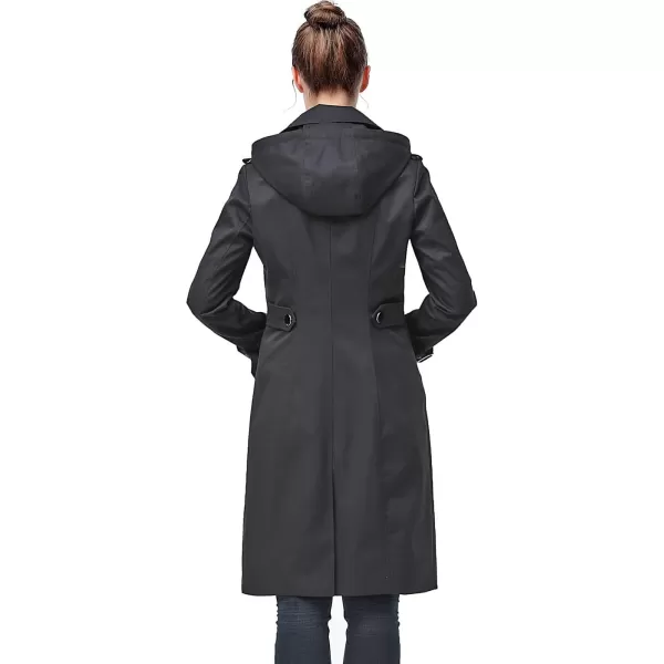 imageBGSD Women Karla Waterproof Trench Coat  Regular ampamp Plus SizeBlack