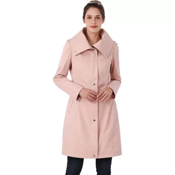 imageBGSD Women Anais Waterproof Hooded Rain Jacket Ourdoor Windbreaker Parka Coat  Regular ampamp Plus SizeBlush