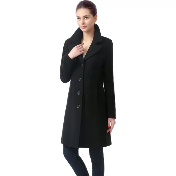 imageBGSD Women Joan Wool Blend Walking Coat Also available in Plus Size and PetiteBlack