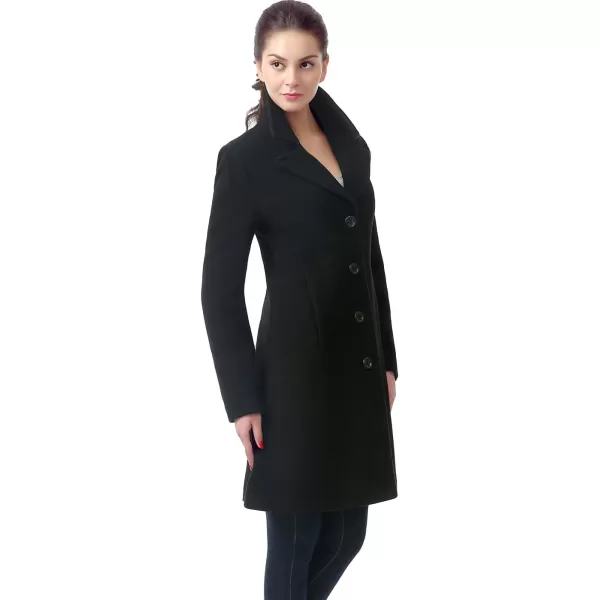 imageBGSD Women Joan Wool Blend Walking Coat Also available in Plus Size and PetiteBlack