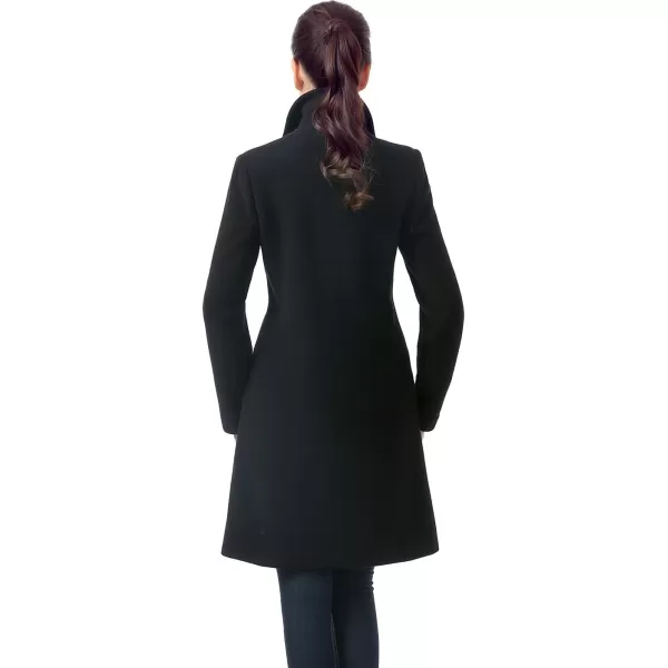 imageBGSD Women Joan Wool Blend Walking Coat Also available in Plus Size and PetiteBlack