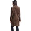 imageBGSD Women Aubrey Suede Leather Walking Coat Also available in Plus Size ampamp PetiteBrown