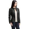 imageBGSD Women Mila Lambskin Leather Jacket Also available in Plus Size ampamp PetiteBlack