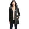 imageBGSD Women Madison Lambskin Leather Coat Also available in Plus Size ampamp PetiteBlack