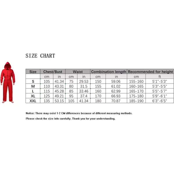 Matt Viggo Carnival Cosplay Costume jumpsuit Halloween CosplayXLarge 175180cmLarge 165170cm New Red