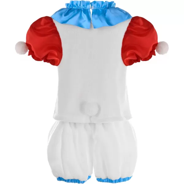 ReliBeauty Bunny Costume Wonderland for Kids Boys and Girls Easter Costume Toddler with White Rabbit EarsWhite