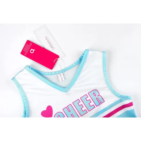 ReliBeauty Cheerleader Costume for Girls Cheer Uniform OutfitBlue