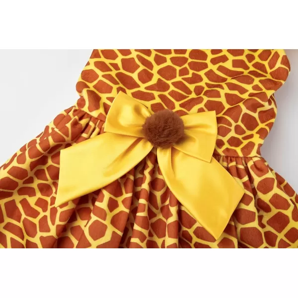 ReliBeauty Giraffe Costume Kids Jungle Party Animal Costume Girls Halloween Animal Fancy Dress with TailReliBeauty Giraffe Costume Kids Jungle Party Animal Costume Girls Halloween Animal Fancy Dress with Tail