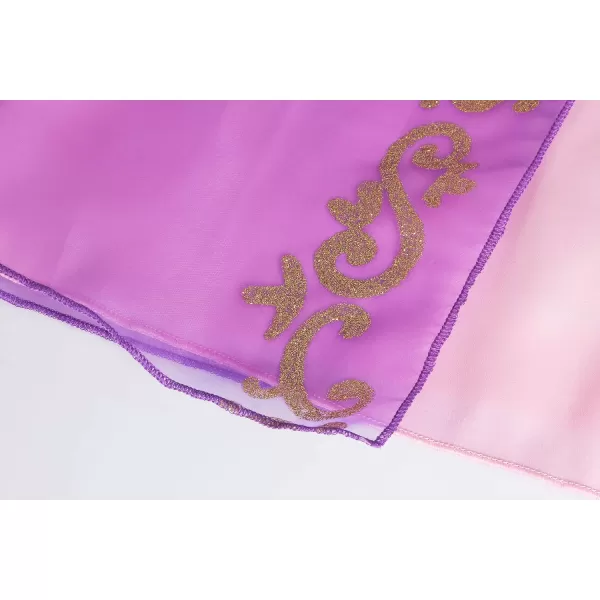 ReliBeauty Girls Dress Puff Sleeve Princess Costume 5 Purplewith Accessories2T3T Purplewith Accessories