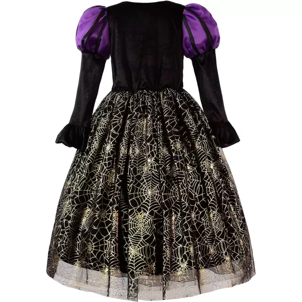 ReliBeauty Girls Halloween Spider Witch DressReliBeauty Girls Halloween Spider Witch Dress