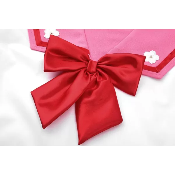 ReliBeauty Japanese School Girl Uniform Sailor DressPinkPink