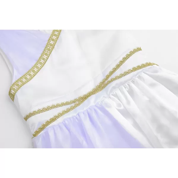 ReliBeauty Kids Greek Goddess Costume Girls with HeadbandPurple