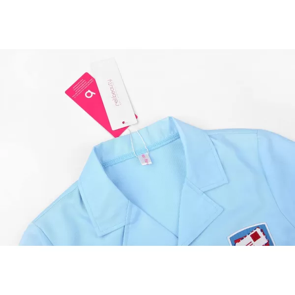 ReliBeauty Mailman Costume for Kids BlueBlue