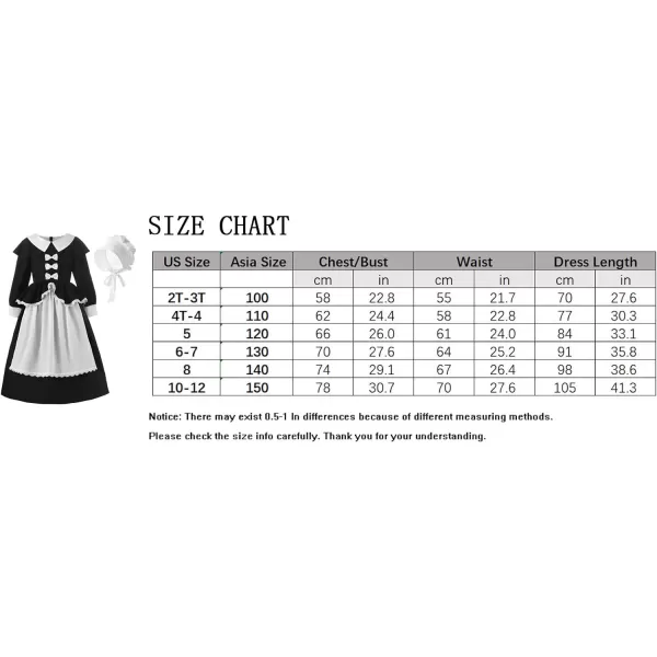 ReliBeauty Pilgrim Costume for Girls Colonial Girl Costume Dress Cosplay CostumesReliBeauty Pilgrim Costume for Girls Colonial Girl Costume Dress Cosplay Costumes