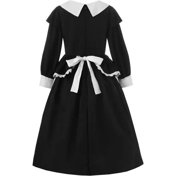 ReliBeauty Pilgrim Costume for Girls Colonial Girl Costume Dress Cosplay CostumesReliBeauty Pilgrim Costume for Girls Colonial Girl Costume Dress Cosplay Costumes