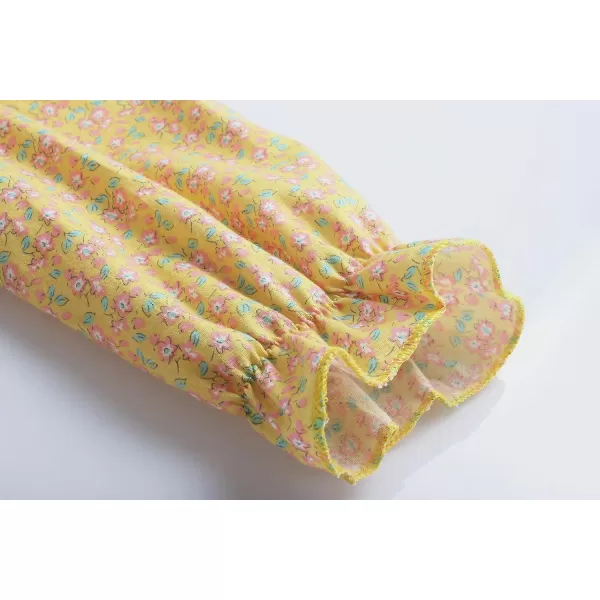 ReliBeauty Pioneer Girl Costume Colonial Prairie Dress YellowYellow