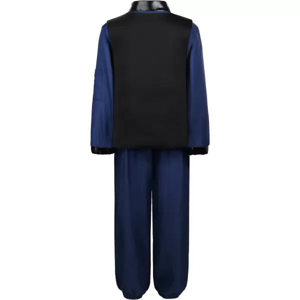 ReliBeauty Swat Costume for Boys Police Costume for KidsDark Blue