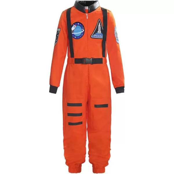 ReliBeauty Boys Girls Kids Children Astronaut Role Play CostumeOrange