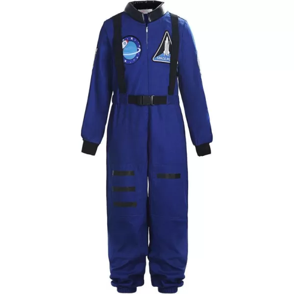 ReliBeauty Boys Girls Kids Children Astronaut Role Play CostumeRoyal