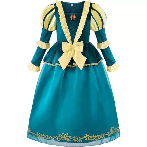 ReliBeauty Deluxe Little Girls Princess Dress Adventures Medieval CostumeReliBeauty Deluxe Little Girls Princess Dress Adventures Medieval Costume