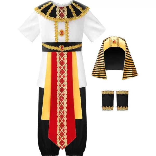 ReliBeauty Egyptian Costume Kids Boys Halloween Pharaoh Costume for BoysReliBeauty Egyptian Costume Kids Boys Halloween Pharaoh Costume for Boys