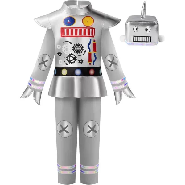 ReliBeauty Robot Costume for Kids Toddler Boys Costume ToddlerReliBeauty Robot Costume for Kids Toddler Boys Costume Toddler