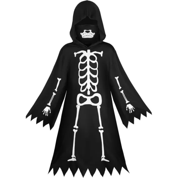 ReliBeauty Skeleton Costume Kids Boys Costume Grim Reaper Girls HalloweenReliBeauty Skeleton Costume Kids Boys Costume Grim Reaper Girls Halloween