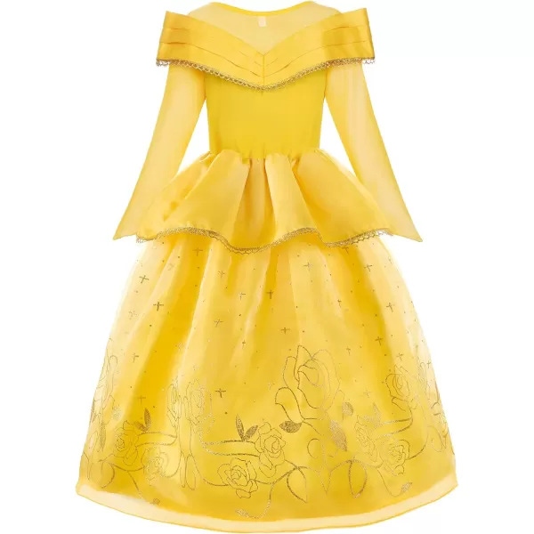 ReliBeauty Little Girls Princess Costume Dress up with AccessoriesYellownew