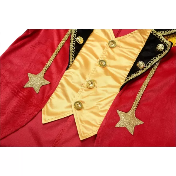 ReliBeauty Circus Ringmaster Costume for Kids 2 Pieces Set with Hat