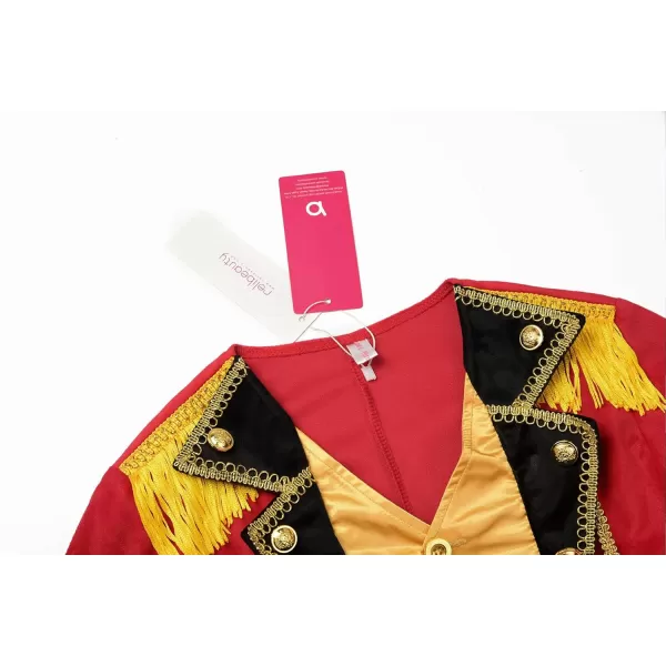 ReliBeauty Circus Ringmaster Costume for Kids 2 Pieces Set with Hat