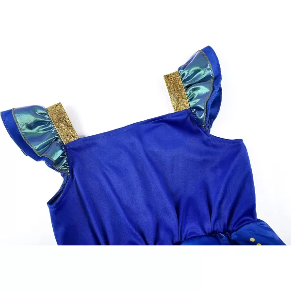 ReliBeauty Peacock Costume Girls with Feather Wings