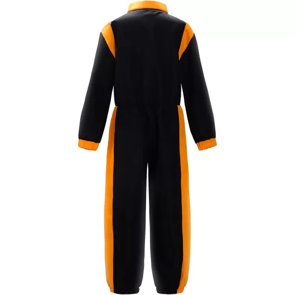 imageReliBeauty Race Car Driver Costume Boys Toddler Jumpsuit with Peaked Cap