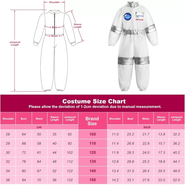 imageReliBeauty Boys Astronaut Costume Kids Space JumpsuitSpace Suit