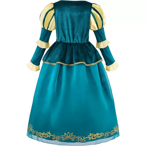 imageReliBeauty Deluxe Little Girls Princess Dress Adventures Medieval Costume