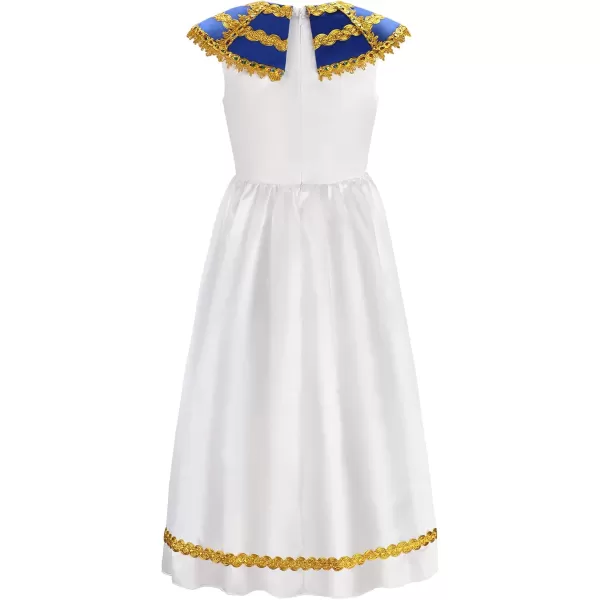 imageReliBeauty Egyptian Costume Kids Girls Halloween Pharaoh Costume for Girls