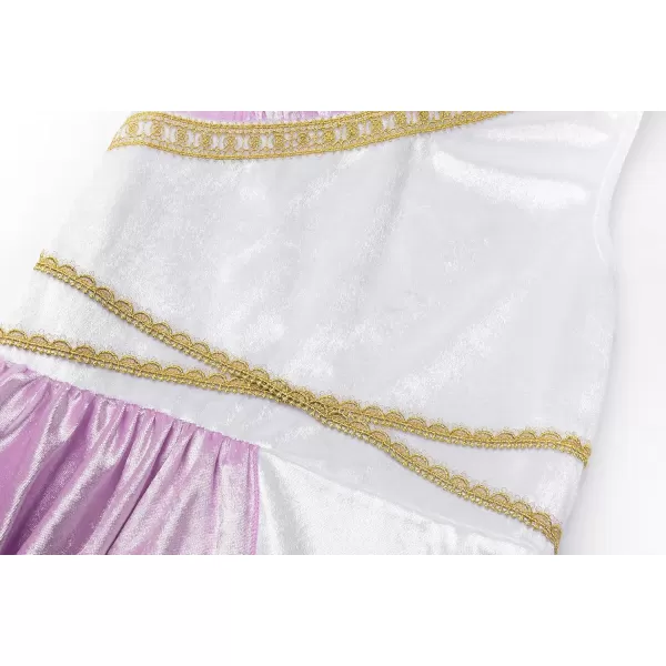 imageReliBeauty Kids Greek Goddess Gostume Girls with HeadbandPurplehoney Velvet