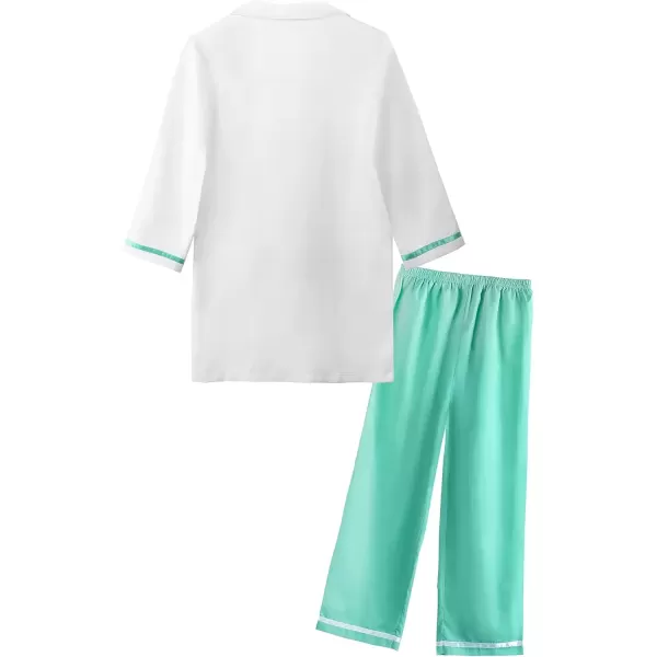 imageKids Doctor Costume Set with cap and accessories 5 piece set Green150Green