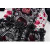 imageReliBeauty Ghost Zombie Bride Costume for Girls with Veil and FlowerBlack